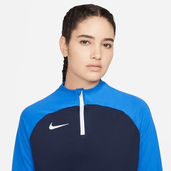 Nike Womens Academy Pro 22 Drill Top Obsidian/Royal